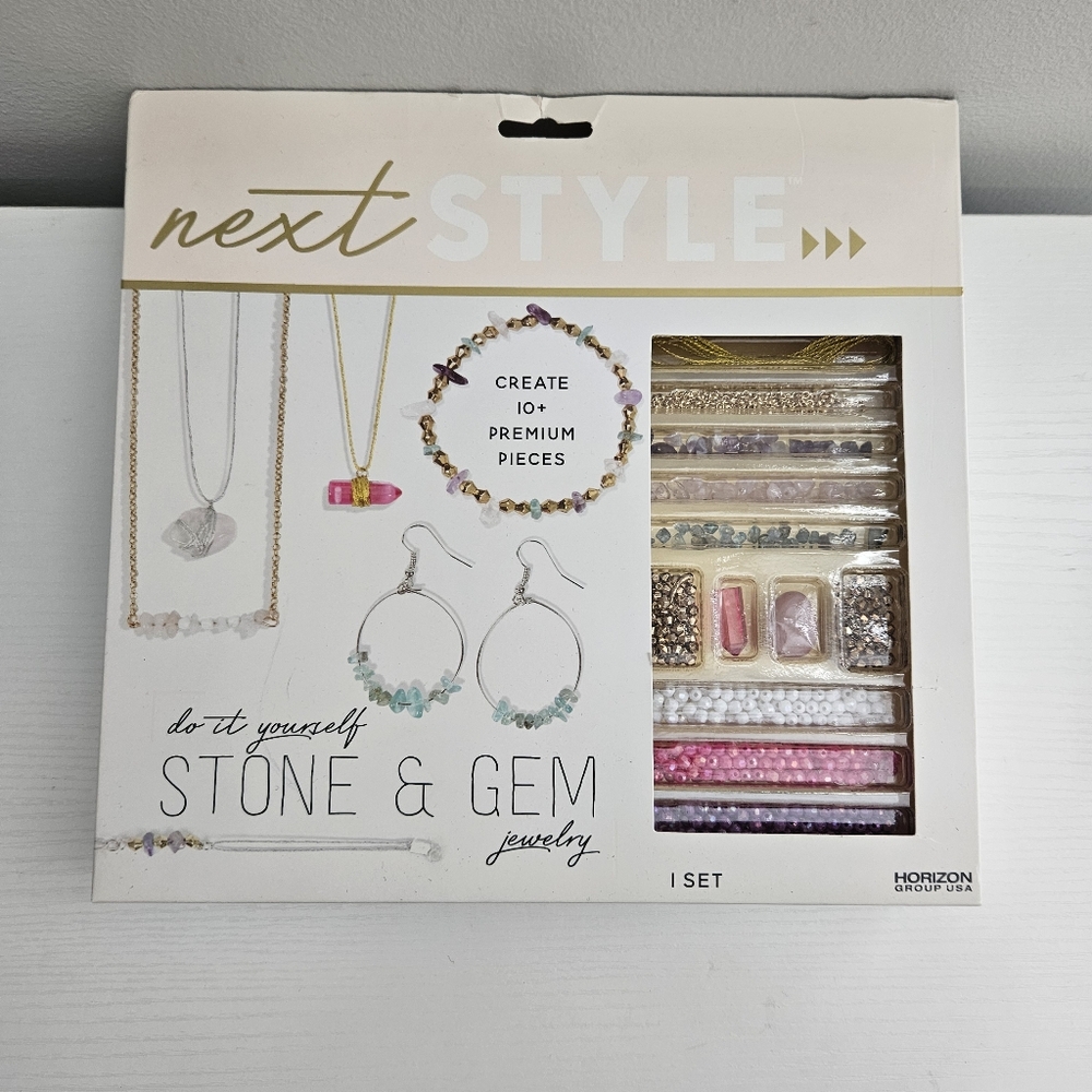 Next Style D.I.Y. Stone & Gem Jewelry, Age Range 6 years & up Jewelry Set